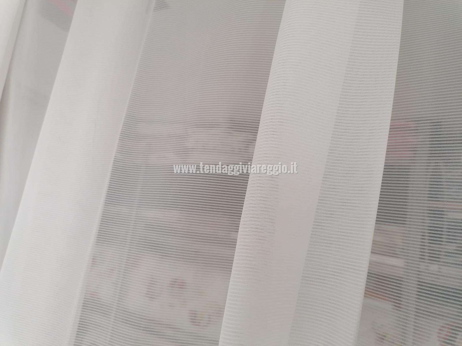 Tenda VOILE RIGHINE ORIZZONTALI cm 300 con piombo