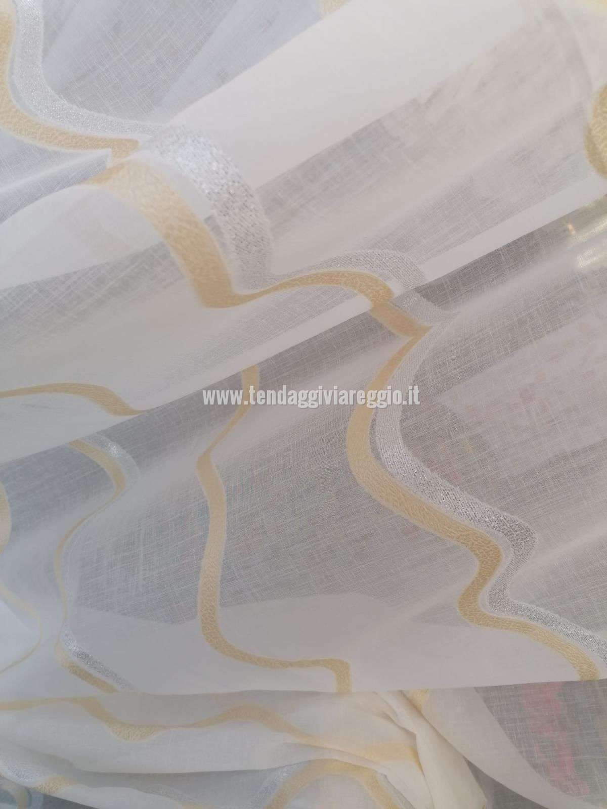 Scampolo 400x300 cm FIL COUPE' ONDE LUREX ORO/ARGENTO