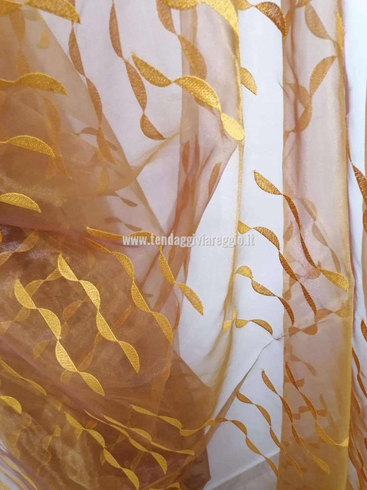 Organza ricamata modello SUNSET ultimi mt 4.20