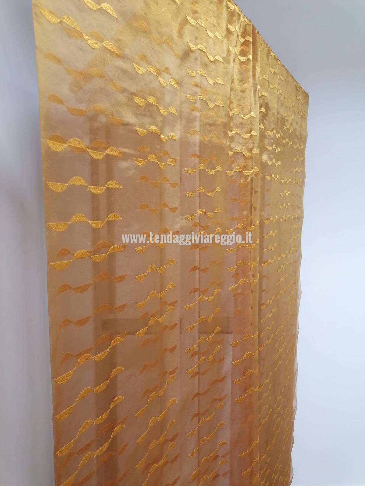 Organza ricamata modello SUNSET ultimi mt 4.20