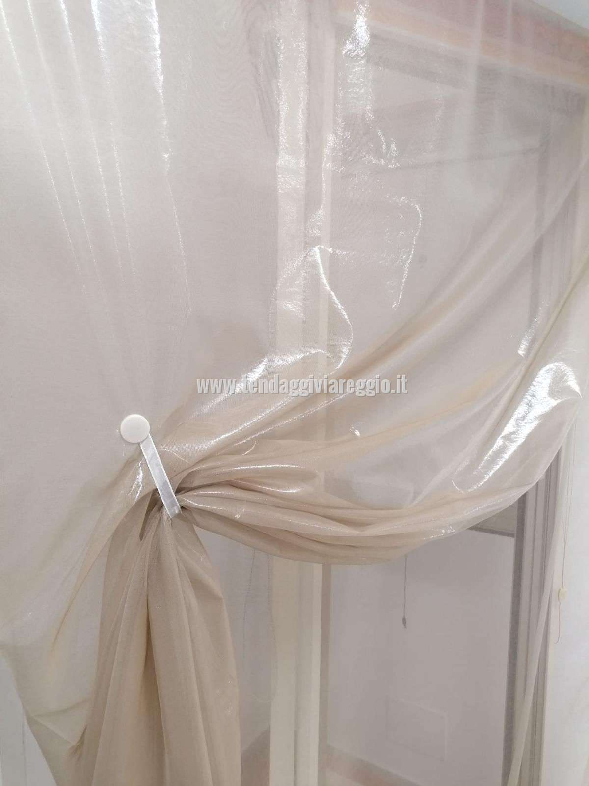 Tenda in organza cangiante modello SIRIO