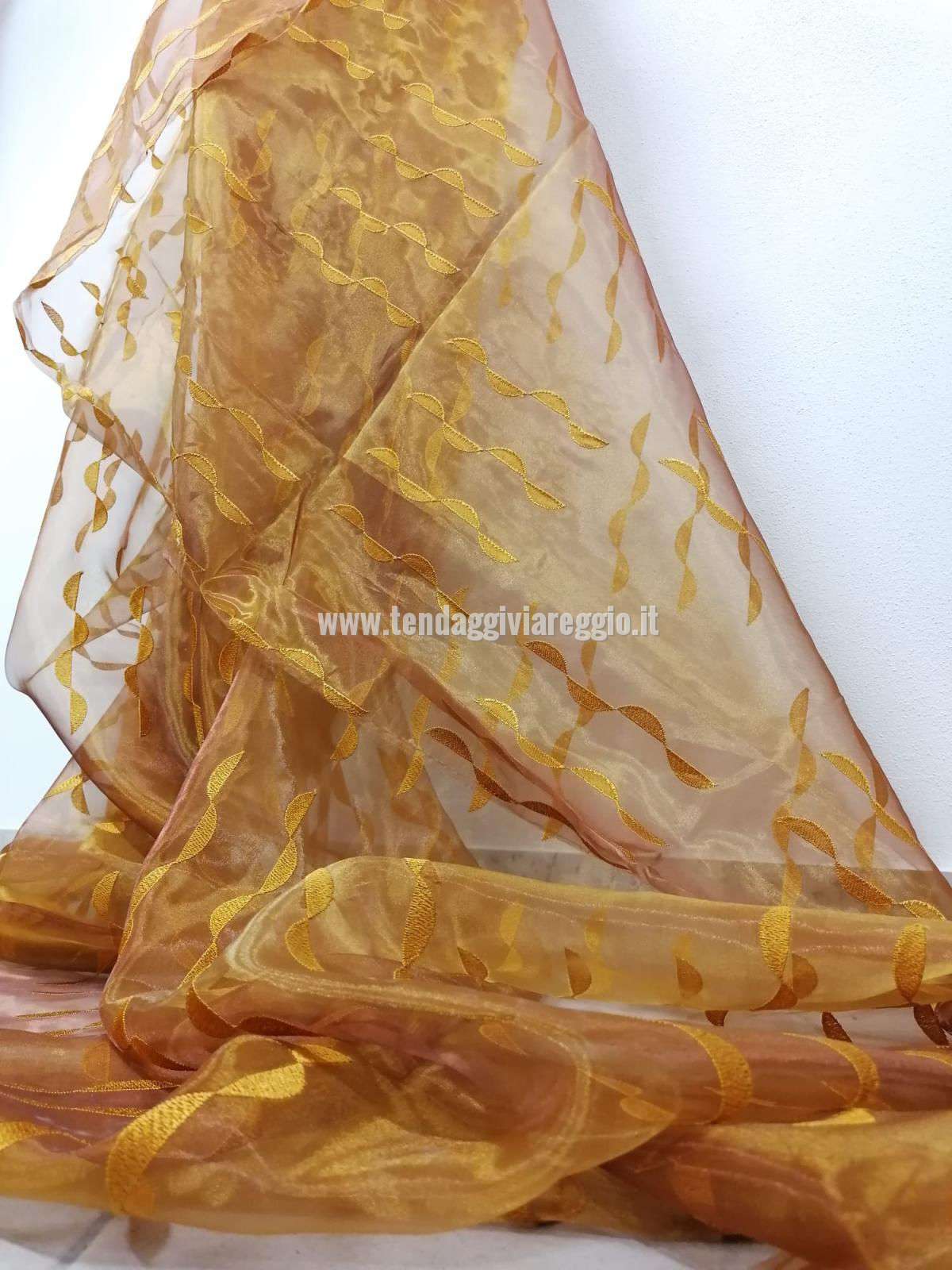 Organza ricamata modello SUNSET ultimi mt 4.20