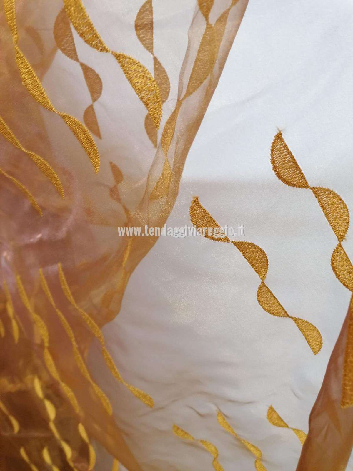 Organza ricamata modello SUNSET ultimi mt 4.20