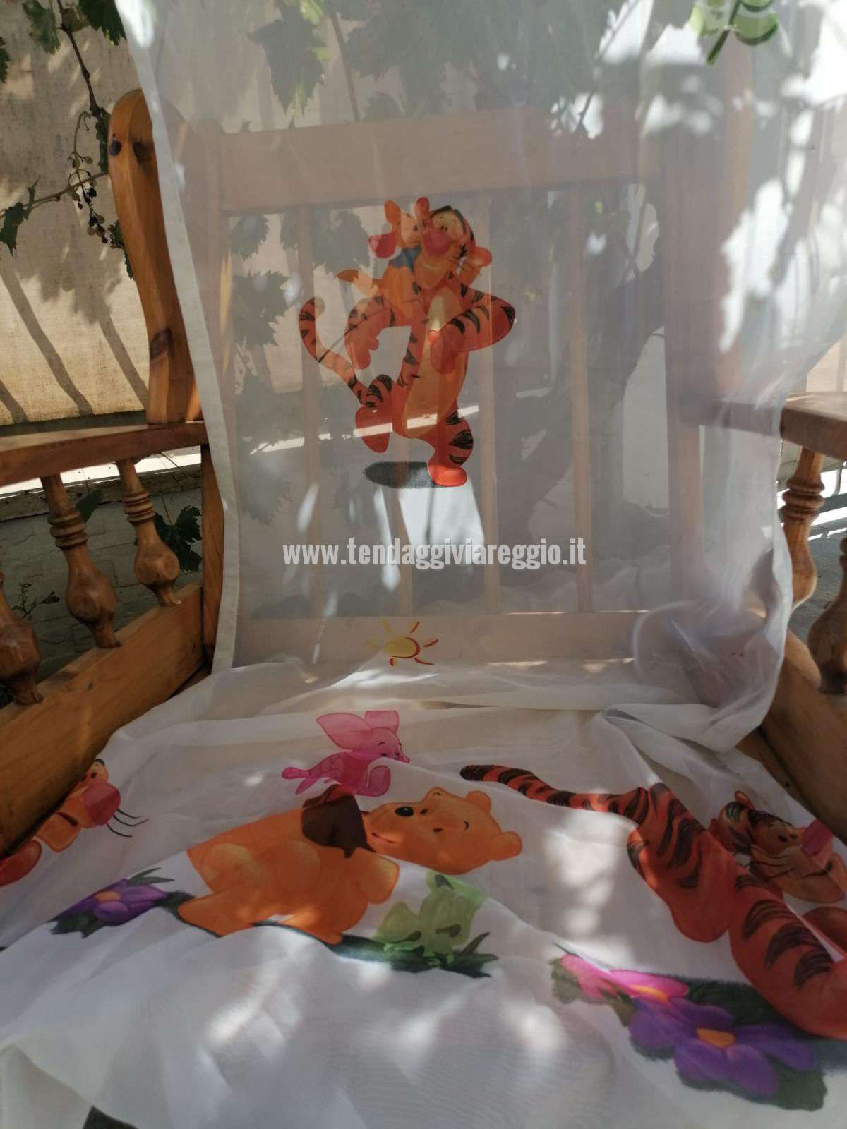 Tendina Disney WINNIE THE POOH colore avorio per porta