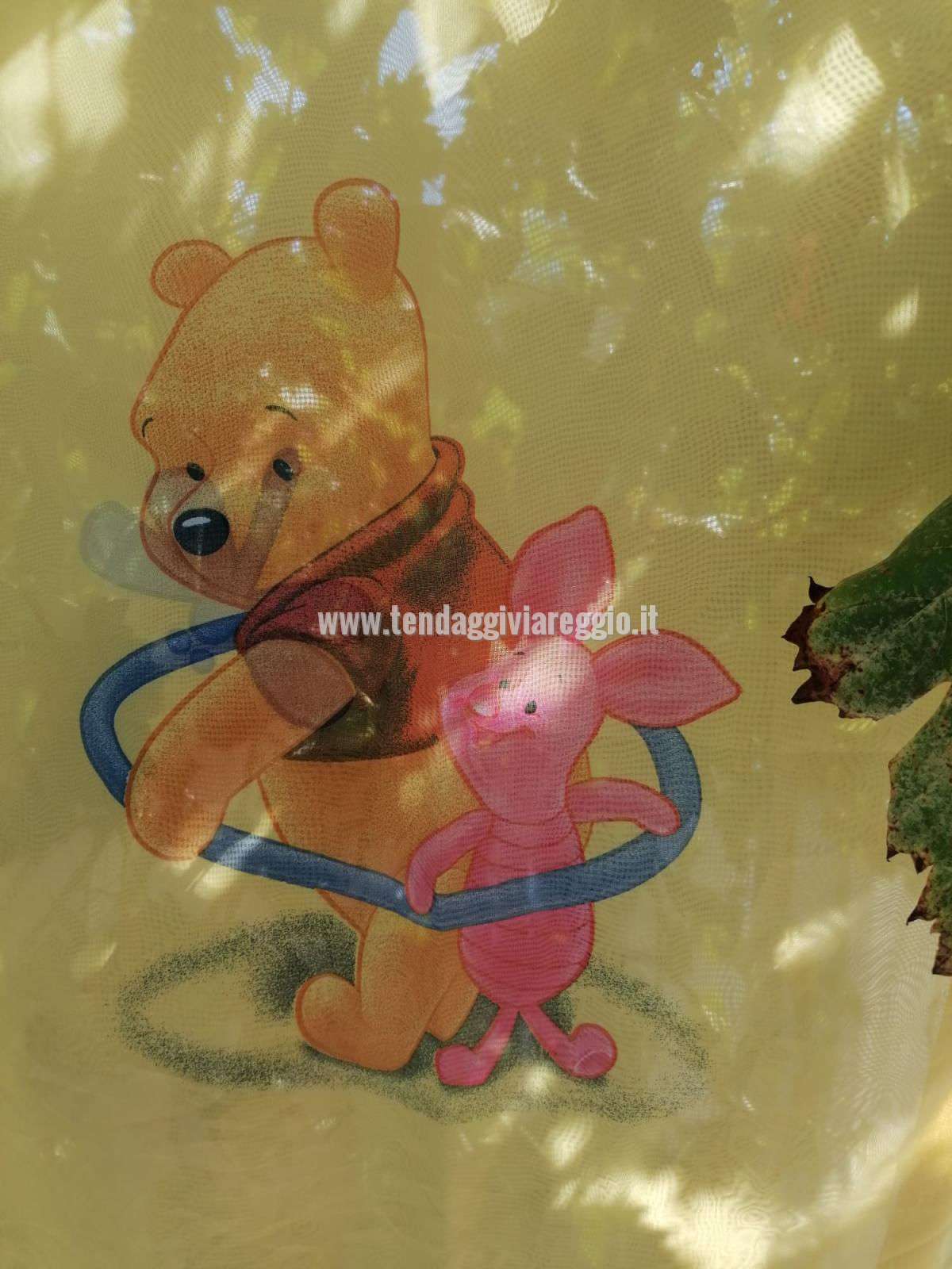 Tendina Disney WINNIE THE POOH colore giallo per porta