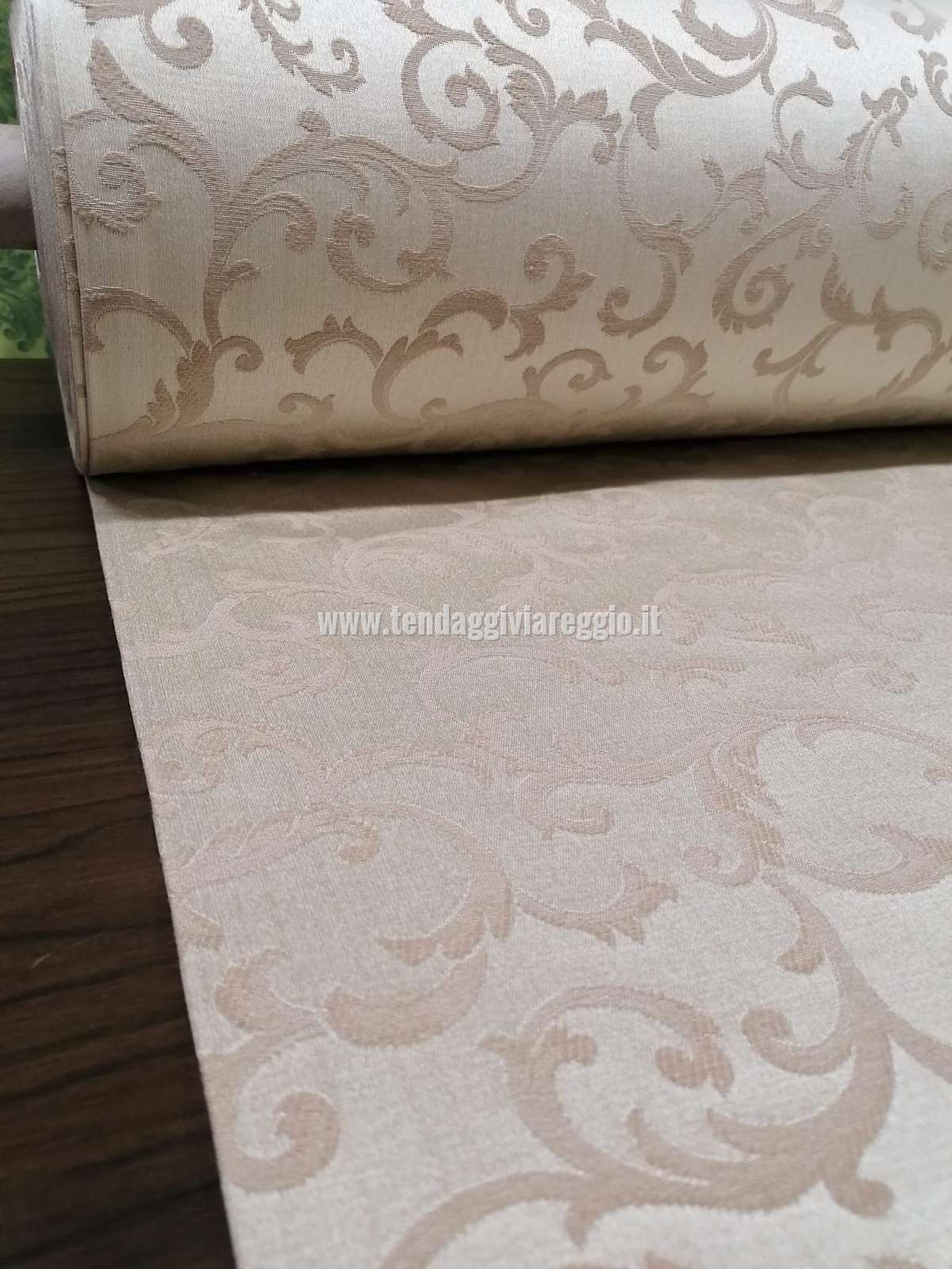 Tessuto Tappezzeria MOZART altezza cm 280 BEIGE