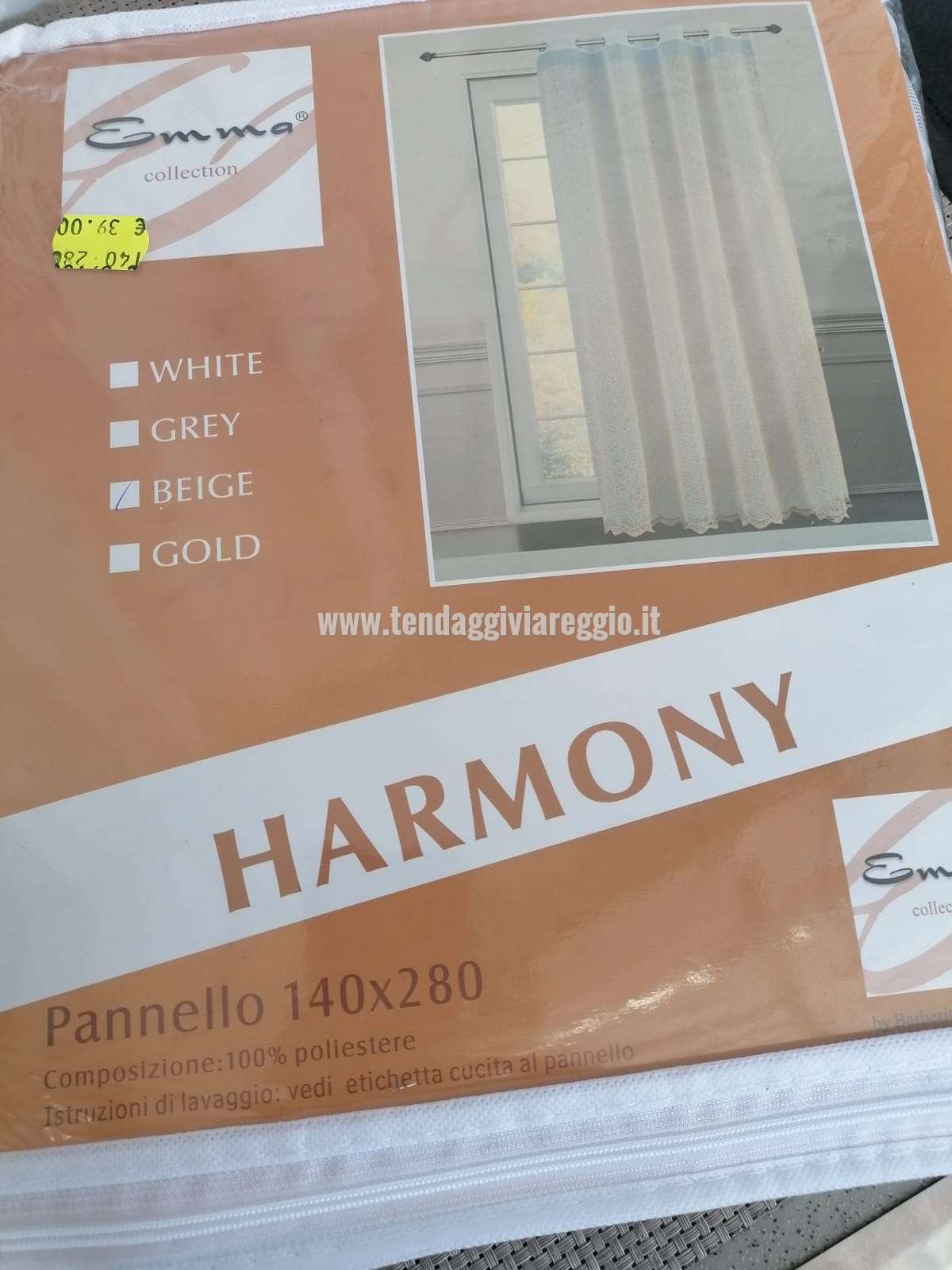 Tenda confezionata per bastone modello HARMONY