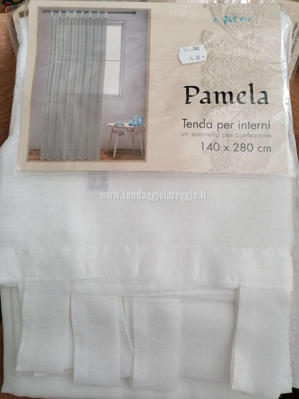 Tenda confezionata con passanti PAMELA