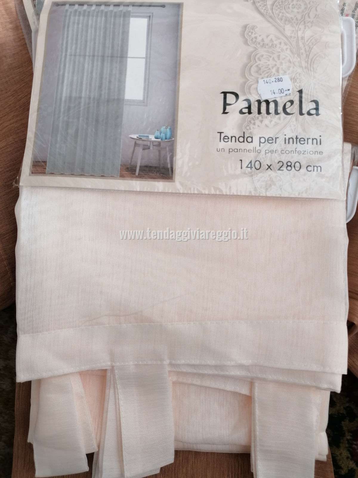 Tenda confezionata con passanti PAMELA