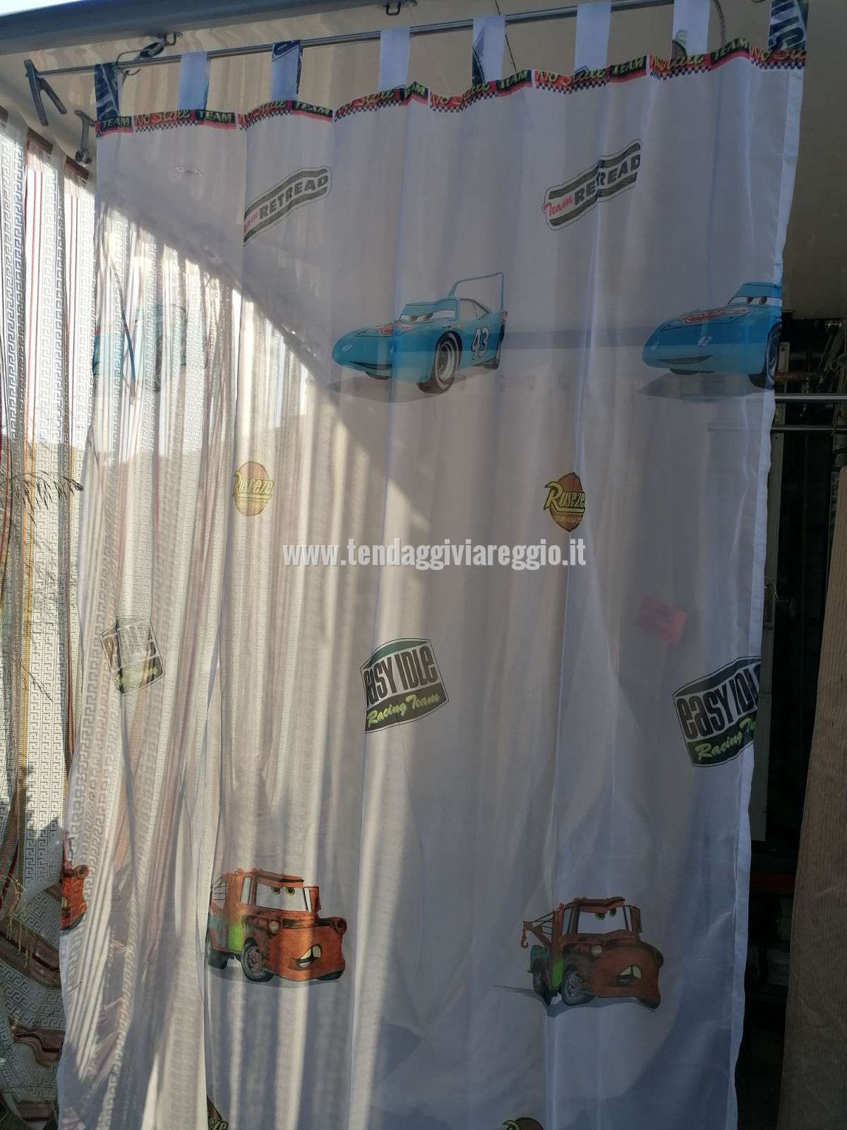 Tenda per cameretta bambino CARS Disney 145x290 cm