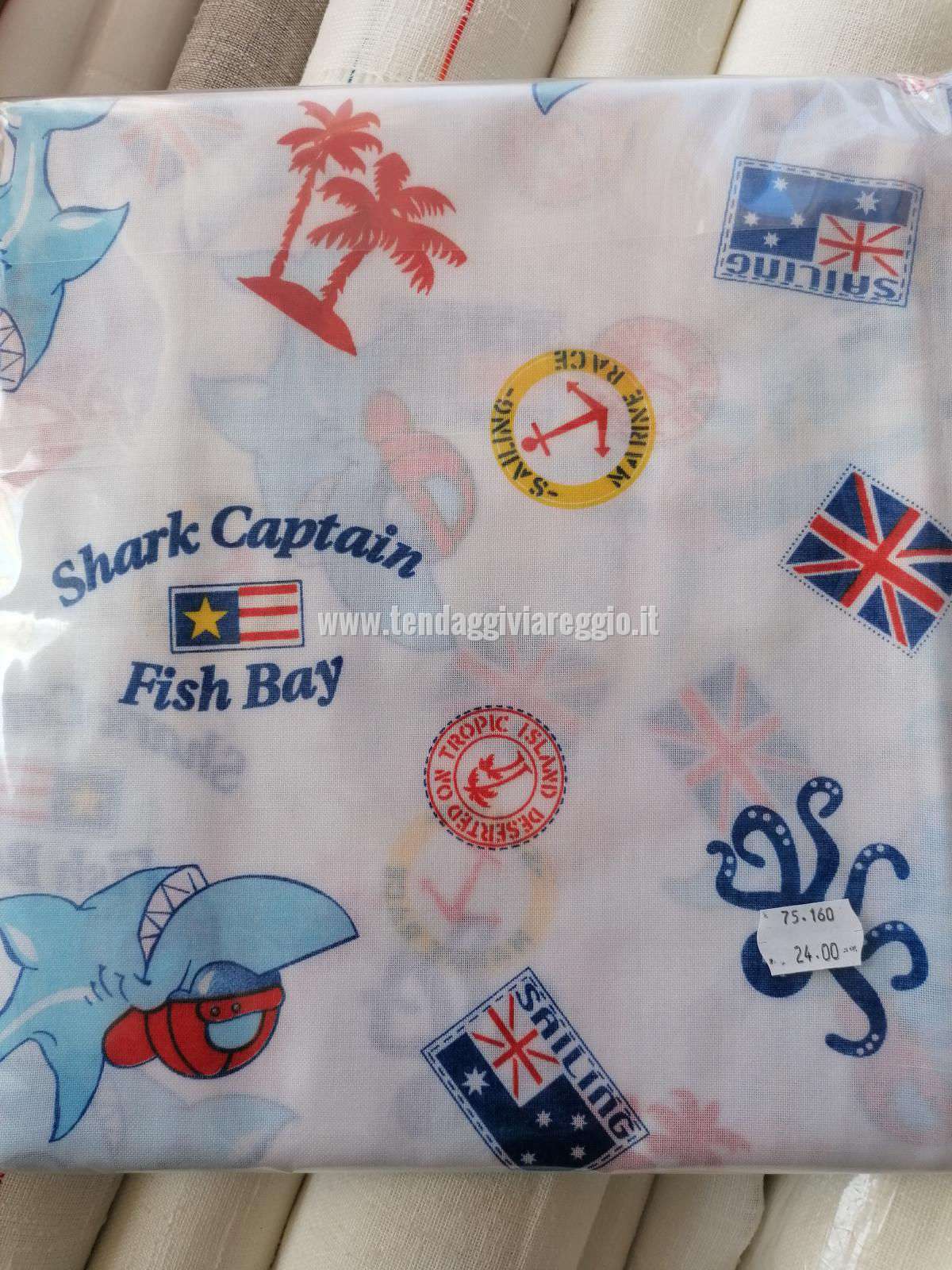 Tendina SHARK CAPTAIN per finestra 75x160