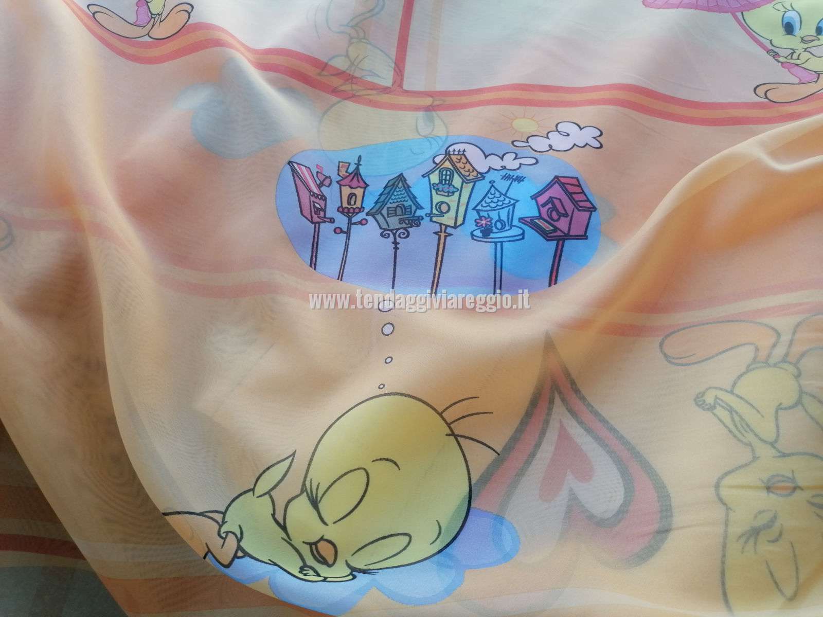 Tenda in voile TITTI a metraggio per camerette bambini